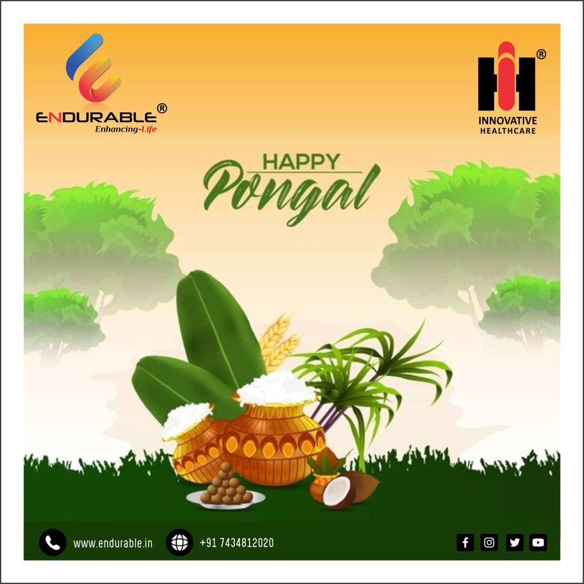 endurablepharma's tweet photo. Wishing you a very #HappyPongal

#Pongal #Pongal2023 #EPPL #Endurable #EndurableGroup #Pharmaceuticals #Nutraceuticals #Manufacturer #Emphatic #EmphaticNutrition #EmphaticWellness #EmphaticSkinScience #BoiBoiBabyCare https://t.co/69CvA8RSTy