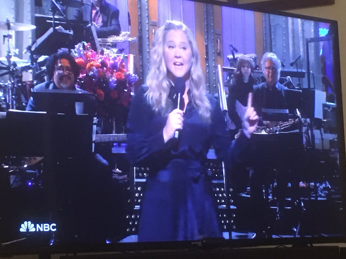 joseramonmarmtz's tweet photo. Watching tonight’s @nbcsnl after the #NFLWildCard game with host @amyschumer! Worth the wait!
All New #SNL returns next Saturday!
#InsideAmySchumer https://t.co/5DibjwAKcf