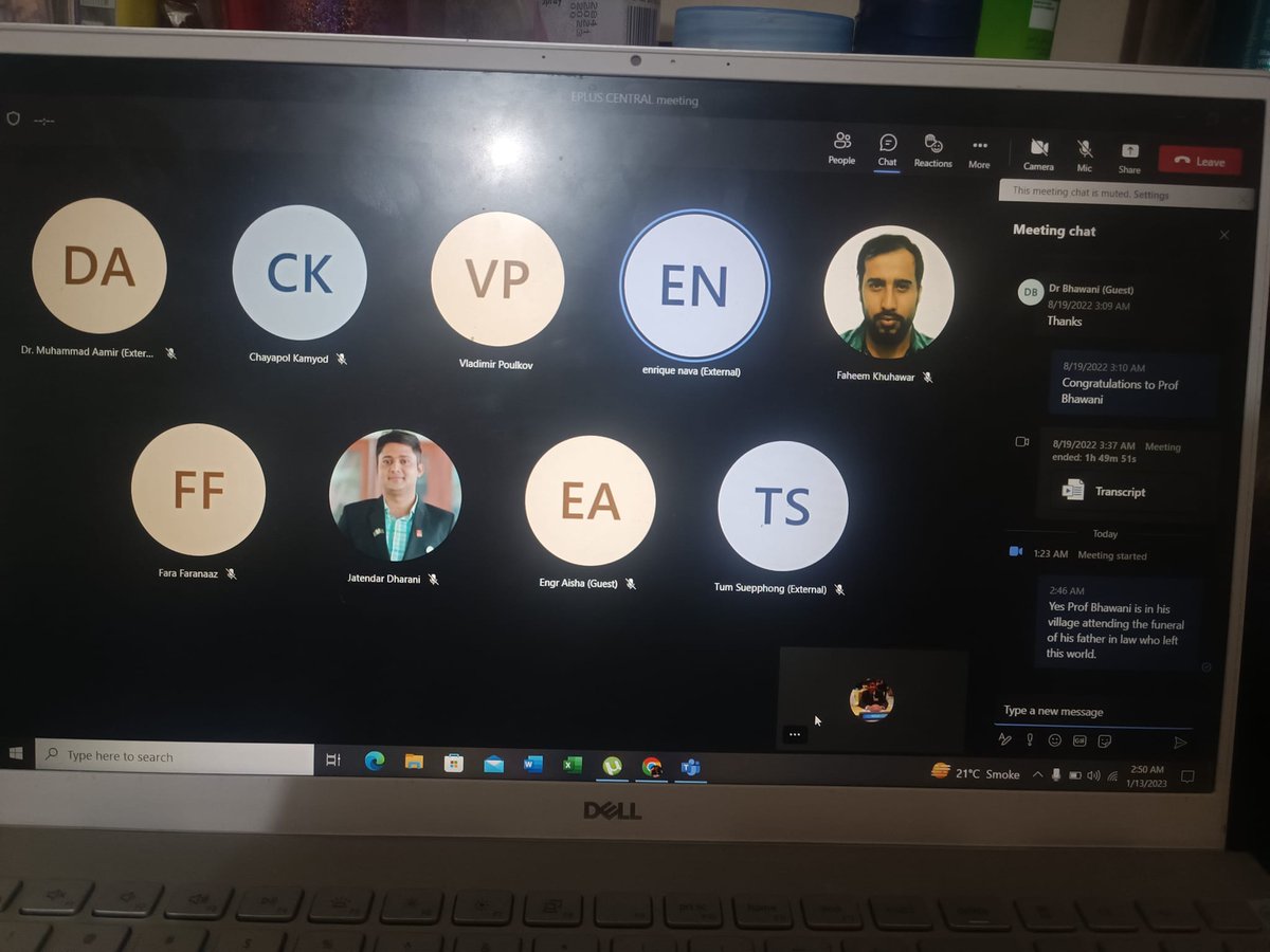 CentralProject2's tweet photo. Meeting of CENTRAL Project held on Friday, 13th January 2022. Partners discussed about the completion of the tasks of Project.
Prof Albena Mihovska from Aarhus University Denmark presided over the Meeting. @bsc_itman https://t.co/p6vWvafIto