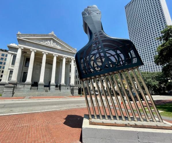 EndWokeness's tweet image. Statues of our founding fathers were torn down and replaced with these: