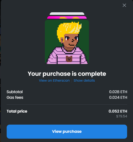 <a href="/OnChainPeople/">OnChainPeople</a> Just got me a 14 piece! #OCP