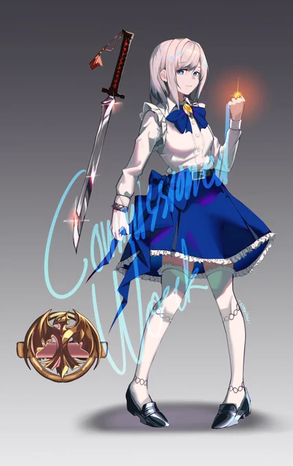 Requested work"Evie" character design 