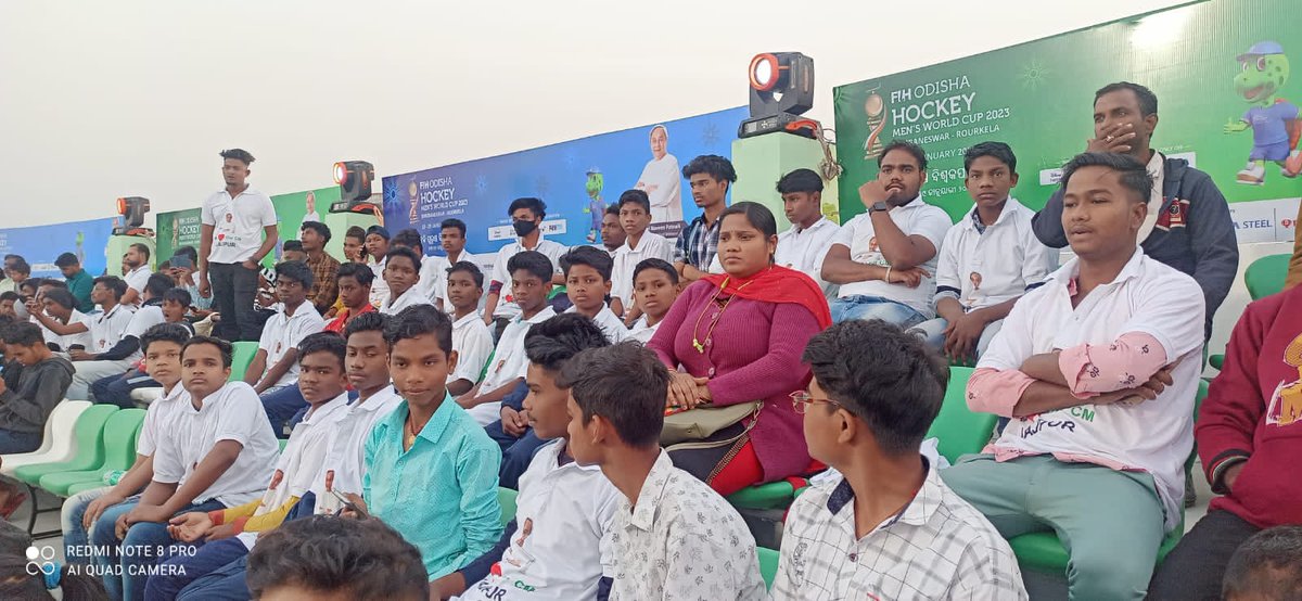 niranjankar's tweet photo. @ChildJajpur
Children of Utkal Balashram, Jajpur witnessing Hockey World Cup 2023 at newly constructed Hockey stadium https://t.co/pi9t6e0Cdt