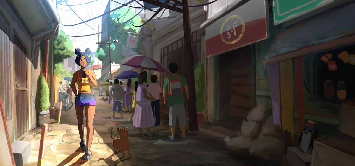 Boba break #VALORANT #neon