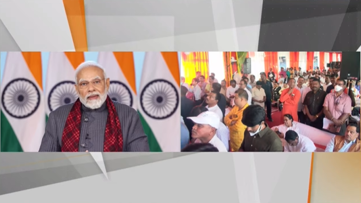 BJP4India's tweet photo. A great and fast-paced work is being done on developing the Regional Rapid Transit System in the country.

In Telangana, from meagre Rs. 250 crore, the budget for Railways has increased up to around Rs. 3,000 crore.

- PM @narendramodi https://t.co/jJUo64iHoj