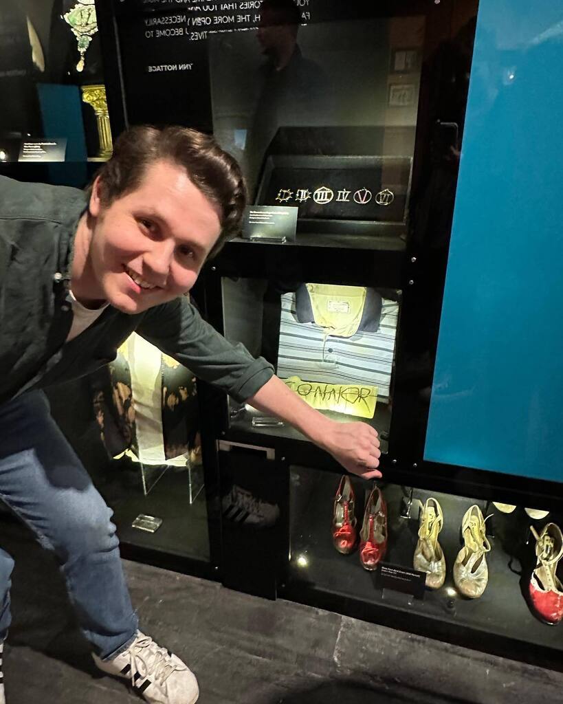 doctorprimack's tweet photo. Spent some time at the museum of Broadway today.  They have Sam’s last polo and Connor cast from Dear Evan Hansen.  So cool #museumofbroadway #dearevanhansen #nyc https://t.co/YQL1zQJ9Du https://t.co/KErEjD3056