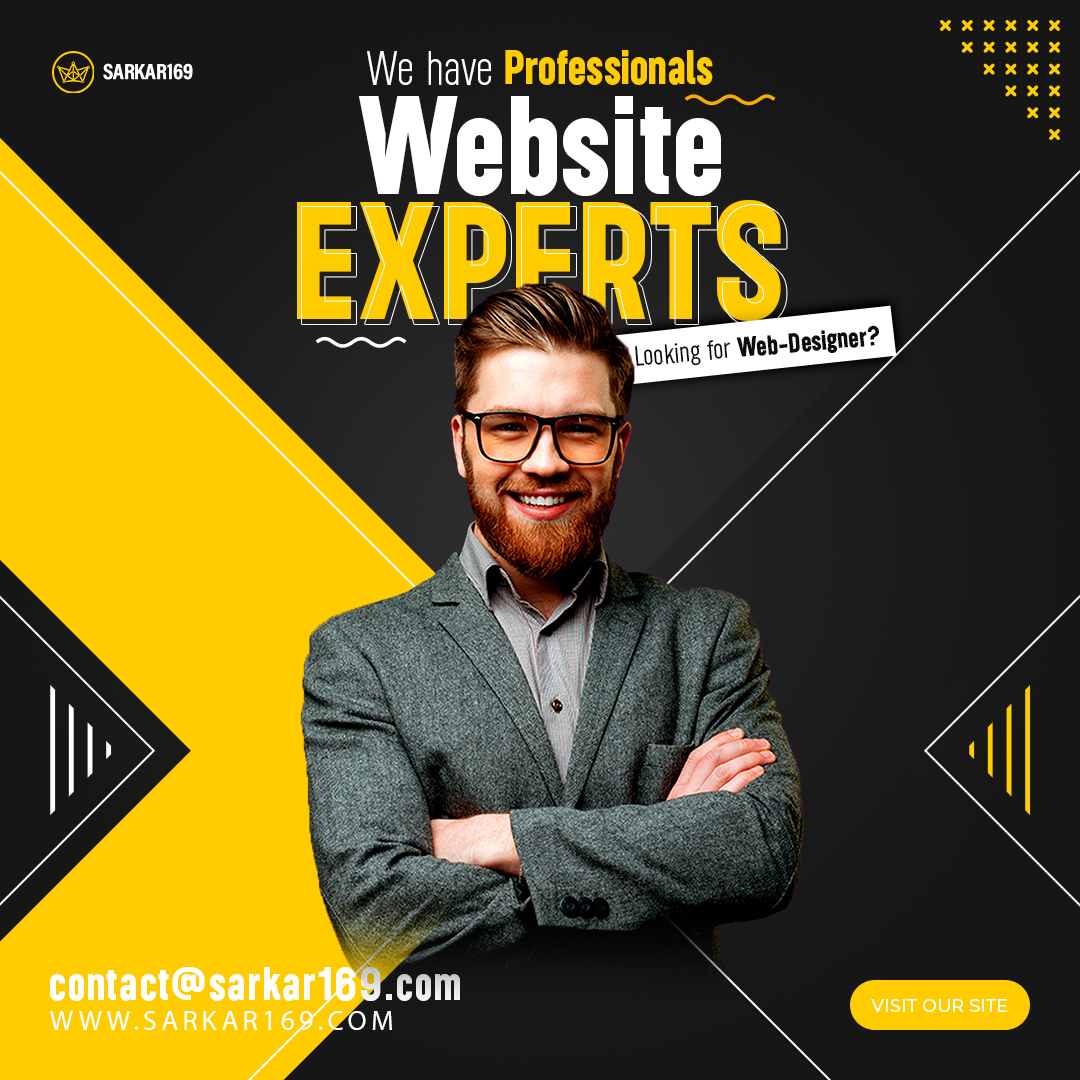 TheSarkar169's tweet photo. Website Experts

#webexperts #websites #webdesigner #webdevelopment #designer #Sales https://t.co/vr8TaKmlw9