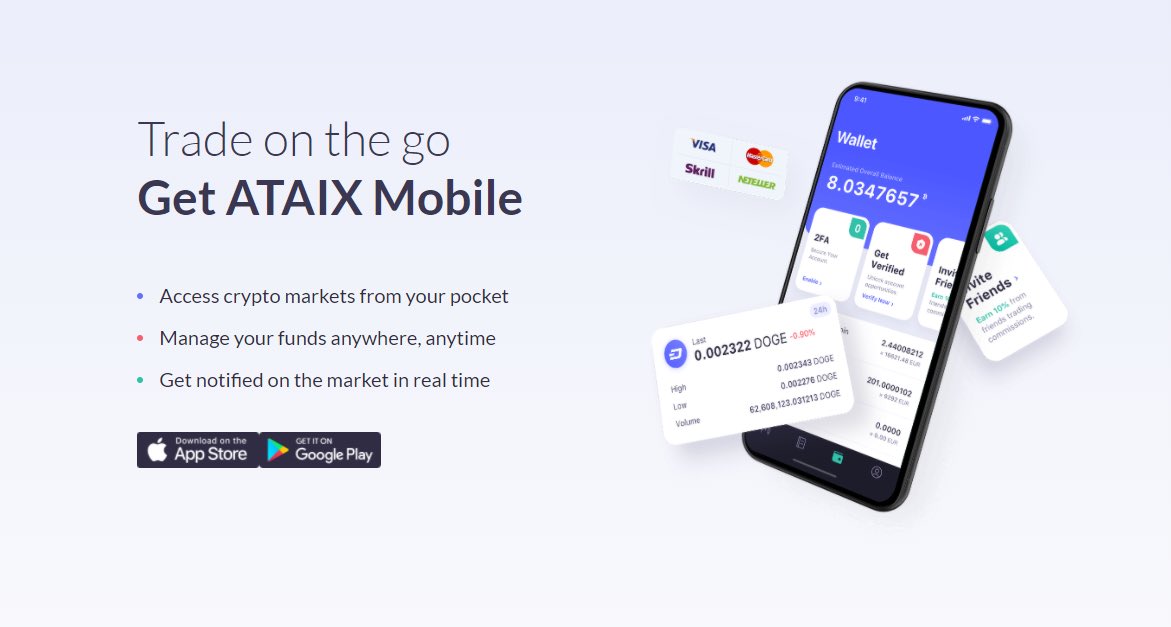 LanaCoin's tweet photo. Lana is on @ATAIXcom paired with @tether and @dogecoin 😎😎😎. Trade anytime and anywhere with #Ataix mobile wallet. Top up #fiat with #sepa @Visa @Mastercard @NETELLER Get on board 💪💪💪 👉👉👉https://t.co/a9awhS4M8S 👈👈👈 https://t.co/qr1HDw3TCD