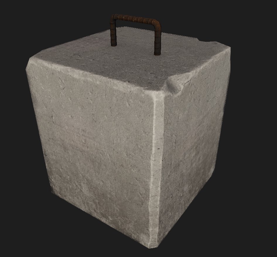 dan_xwar's tweet photo. Today a 3D modeler sent me this concrete block

#gamedevelopment https://t.co/Hb0ytWVTta