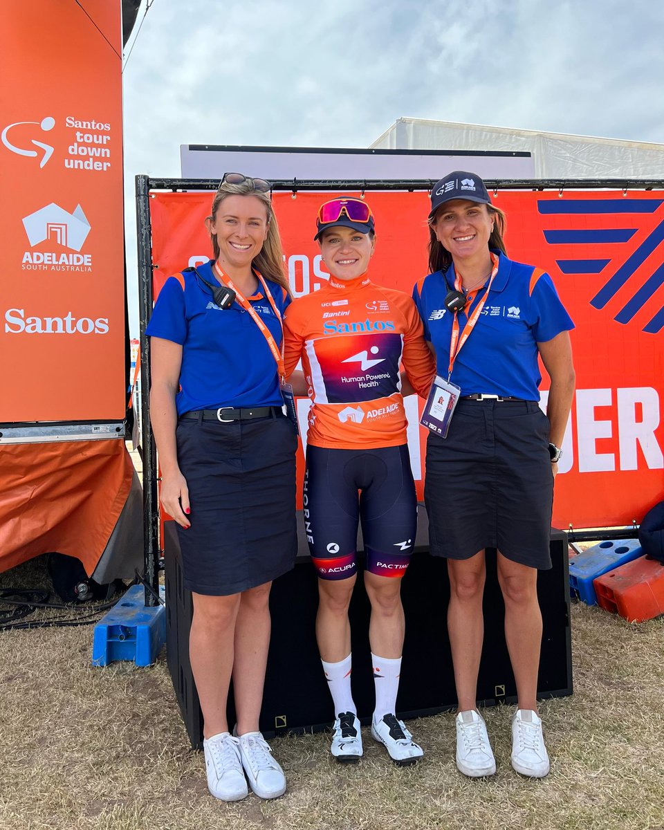 Congrats Daria Pikulik - Ziptrak Stage 1 winner and ochre jersey leader of the 2023 Santos <a href="/tourdownunder/">Santos Tour Down Under 🚴🚴‍♀️</a>! #whatasprint #santostdu #tdu2023