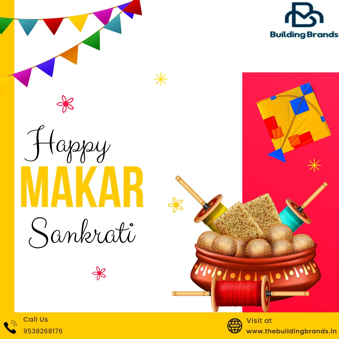 Team @buildingbrandsindia wishes you and your family members a very happy and prosperous Makar Sankranti.

#building #brands #buildingbrands #makarsankranti #sankranti #makarsankranti2023 #makarsankranti2023🎉💞💐☺️😍 #makatsankranti2023 #festival @buildingbrandsindia