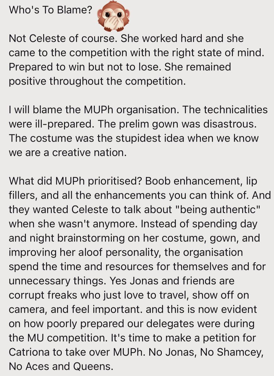 Petition for #CatrionaGray to take over and revamp the MUPh franchise. We need to stop the corrupt practices of Jonas, Shamcey, and friends. #MissUniversePhilippines2022 #MissUniverso #MissUniversePhilippines #JonasGaffudResign #jonasresign #MissUniverse2022
