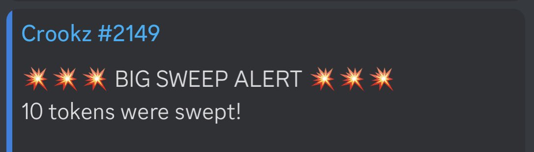 GrimSweeper_eth's tweet photo. People are starting to realise what’s building over at @crookznft… don’t sleep on #CROOKZNATION https://t.co/08MfpJlWRz