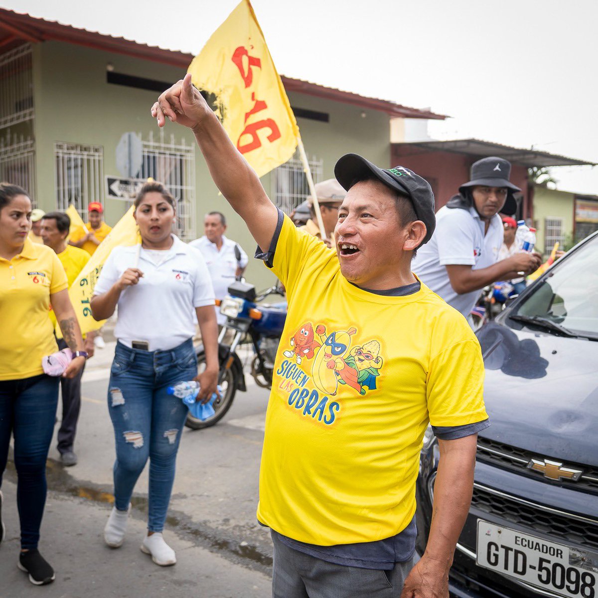 jteransalcedo's tweet image. 📌Puebloviejo.
¡Puebloviejo es todo La6!

Qué gran respaldo fue el que recibimos hoy en nuestra caminata por las principales calles de este productivo cantón de la Provincia de Los Ríos.