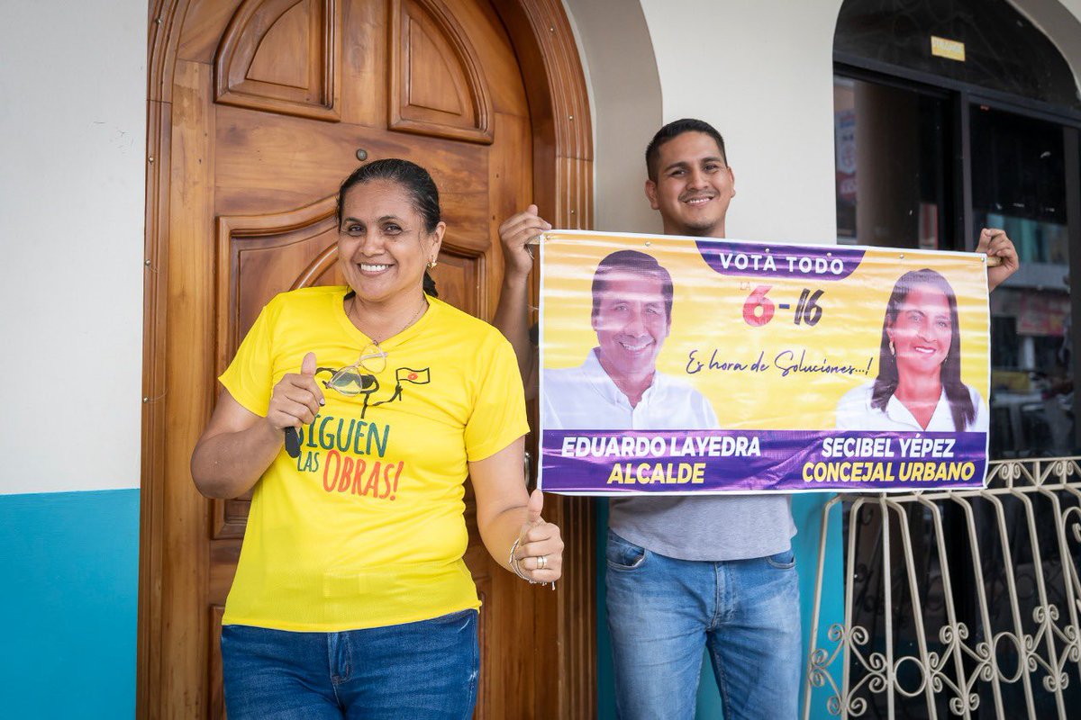 jteransalcedo's tweet image. 📌Puebloviejo.
¡Puebloviejo es todo La6!

Qué gran respaldo fue el que recibimos hoy en nuestra caminata por las principales calles de este productivo cantón de la Provincia de Los Ríos.