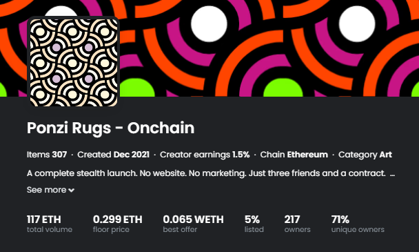 If you know, you know.

Ponzi Rug = Free Mint + Extra WL + OP Utility in V2