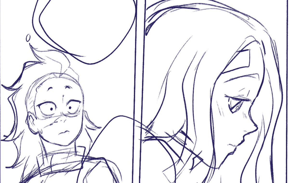 My favorite faces of the next Gensuko comic. The sketching is done and now i have to clean ...10 pages... ;w; 