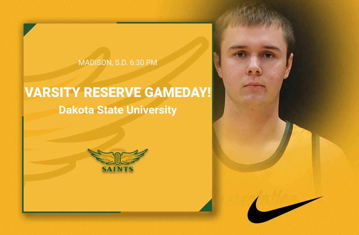 🏀Varsity Reserve Men's Basketball🏀
⏰6:30 PM
🆚Dakota State University
📍Madison, SD
📺bit.ly/3GJxgG2
🔰🏀🔰 #WingsUp