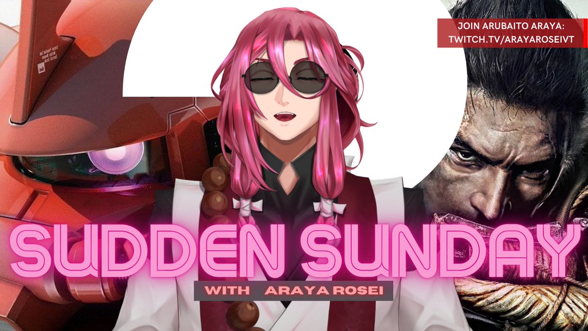 ArayaRosei's tweet photo. It's #SuddenSunday! I'll be streaming starting 4PM GMT+8/ 3AM EST and you arubaitomo will decide what I'll be playing!
Come join the fun at https://t.co/l1BiGbBURn!
#Vtuber #VtuberSupport #ENVtuber #PHVtuber https://t.co/buNIIMmO0Y