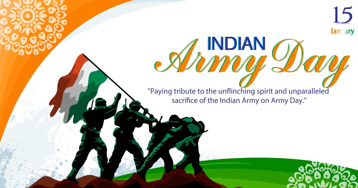 insan_honey's tweet photo. Saluting the brave soldiers of the Indian Army on #ArmyDay for their selfless services and relentless dedication towards the Nation. 
Their courage and valour to protect Mother India's honour are incomparable. Jai Hind! 🇮🇳 https://t.co/TgP985klD7