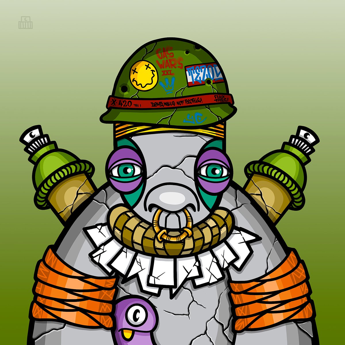 FLUXTRIBE420's tweet photo. 🫂Got a homie who should be in the FLUX TRIBE? 

🫵Tag them in the comments &amp; we will choose the winner on Wednesday 18th Jan. 

Huge shout out to @kadafi169 who donated FLUX #1891 to run this giveaway. He has been an integral member of the #FluxTribe community. Much love fam. https://t.co/Kdx4NJgwwt