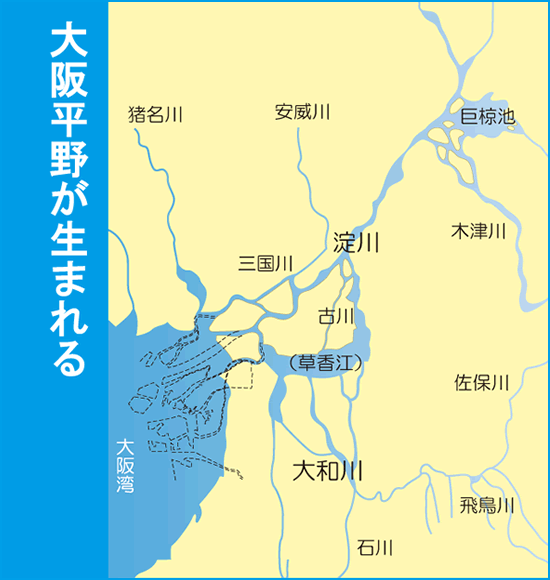 仁徳天皇の頃にはこうなってるらしいから。 