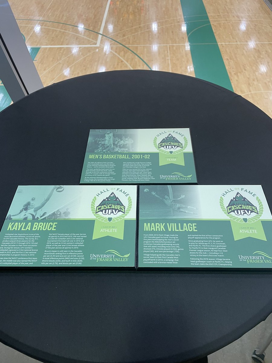 UFVCascades's tweet image. It was amazing to have so many familiar faces in the building tonight for the Cascades Hall of Fame.

Thank you, and congratulations to our 2023 inductees!

#weclimbweconquer