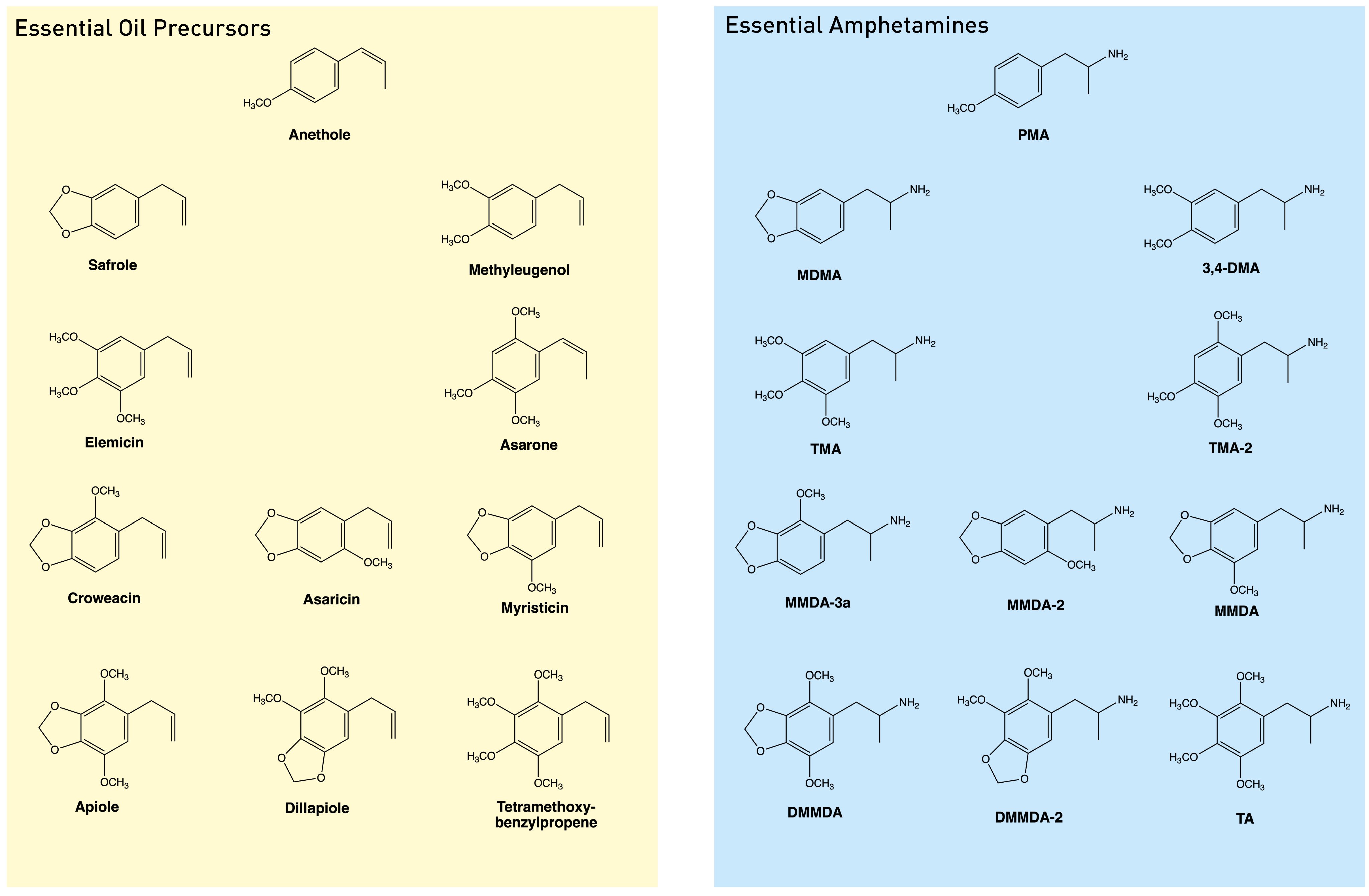 Andrew Gallimore on Twitter "Shulgin’s “essential amphetamines