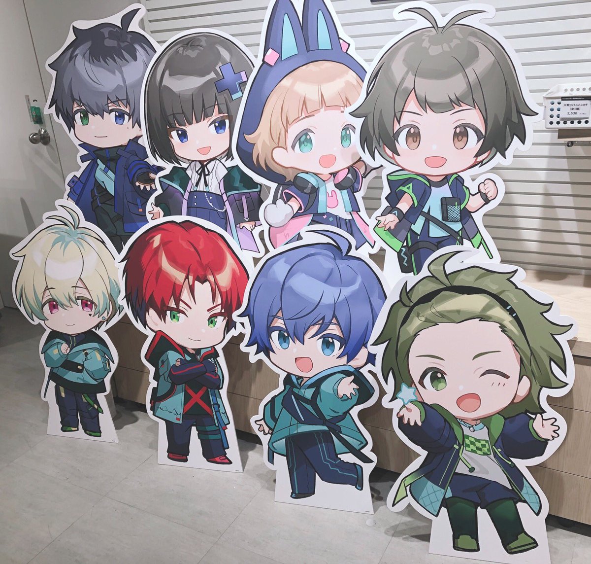 すごいみちみちに飾られてた😂
この絵柄全員分欲しい🫶