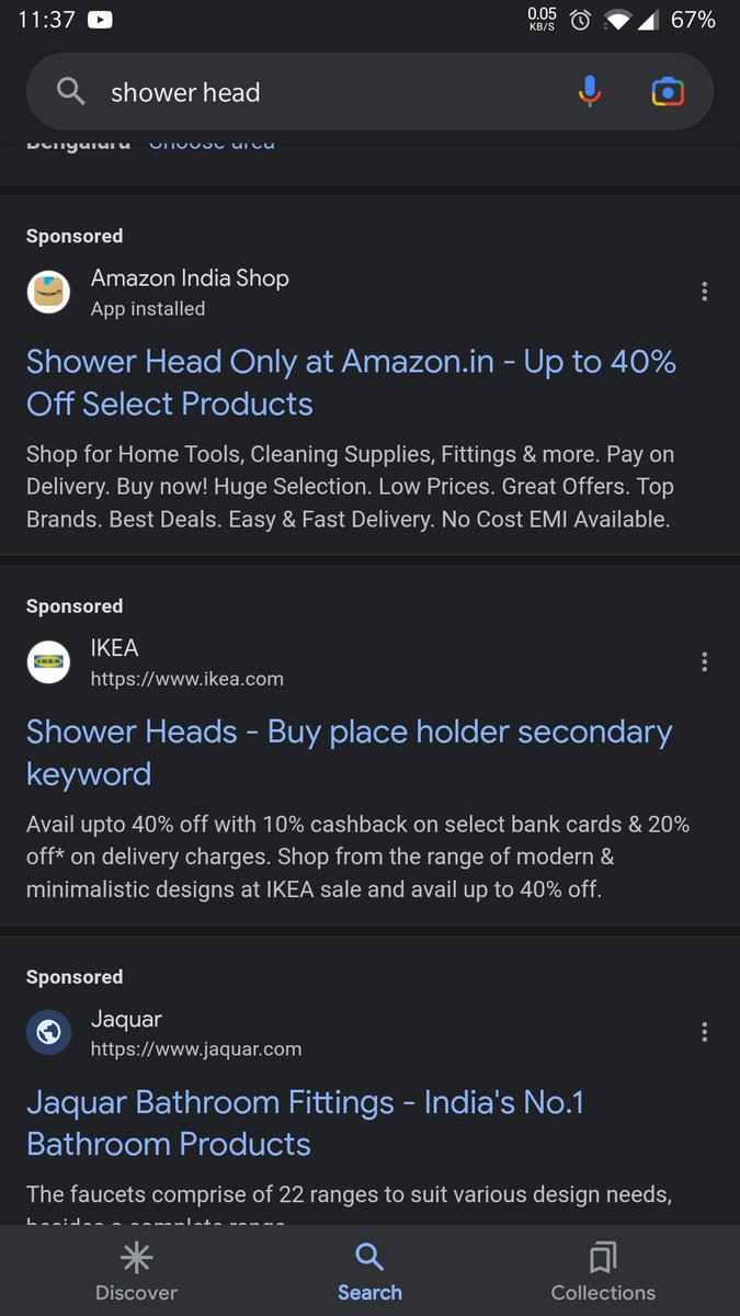 phani1894's tweet photo. @IKEAIndia From when are you selling keywords? Guess you need to rethink your SEM strategy https://t.co/4k5KJglsNM