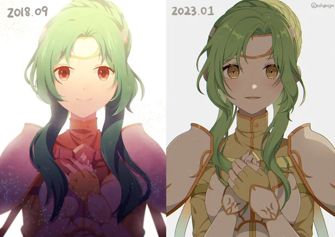 以前描いたイラストのリメイクです! 