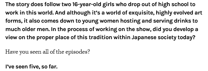 itsnarrative's tweet photo. if I received this answer from Kore-eda in an interview I would start sweating https://t.co/4REtRbqXbB