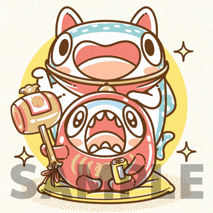 「blush stickers traditional youkai」 illustration images(Latest)