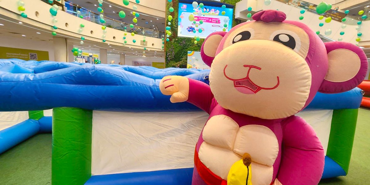 Boonlon_land's tweet photo. ⛰พบกับพี่ๆ #บูนลอนนครสัตว์ลอยฟ้า ได้อีก 1 วัน
ในงาน Kid's Venture ผจญภัยสุดมันส์ แจกของขวัญ 2023 ชิ้น ตั้งแต่ตอนนี้ - 20.00น.
📌ชั้น1 ลานรอยัล พาร์ค พลาซ่า ศูนย์การค้าพาราไดซ์ พาร์
✨รายละเอียดงานเพิ่มเติม : https://t.co/YWcaPyyzxn
#วันเด็กแห่งชาติ #วันเด็ก2566 #Boonlon https://t.co/aPI5mlTQvf