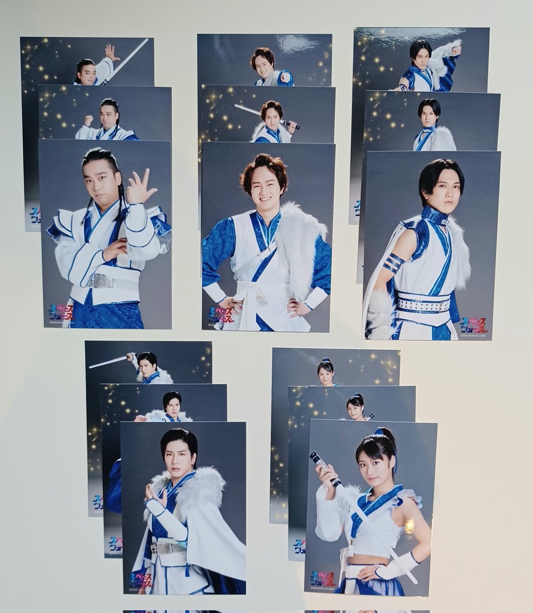 🛸 #SPW23 公演グッズ紹介🌟 オリジナルブロマイド📷 ￥800 各キャスト