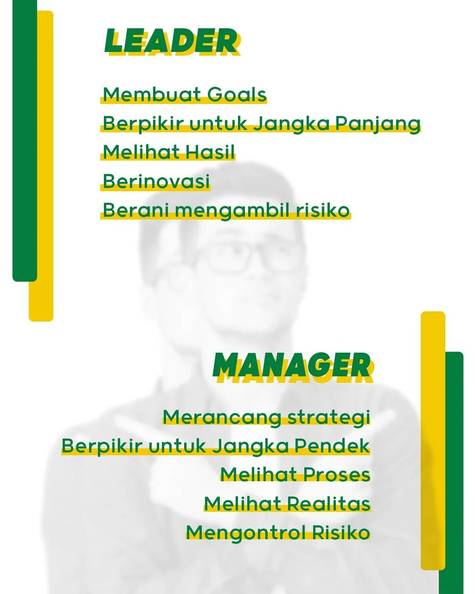 bpsdmjabar's tweet photo. LEADER VS MANAGER.
Cek yuk perbedaannya apa saja #bestie. Semoga bermanfaat ya. 🤗
@ridwankamil
@uu_ruzhanul
#RidwanKamil
#bpsdmjabar https://t.co/ynVXiJbSuQ