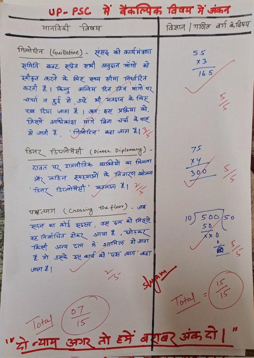 Anishmec's tweet photo. एक ओर केमिस्ट्री में 400 में 357 अंक मिल रहे हैं वहीं दूसरी ओर राजनीति विज्ञान, इतिहास और भूगोल में 400 में 120 अंक।
ऐसे कैसे चलेगा ?
सबको समान अवसर दें। मूल्यांकन के आधार आधार समान हों।
#UppscOptionalHatao
@myogiadityanath 
@UPGovt @ChiefSecyUP
#Remove_Optional_UPPSC https://t.co/8pldSWXmi2