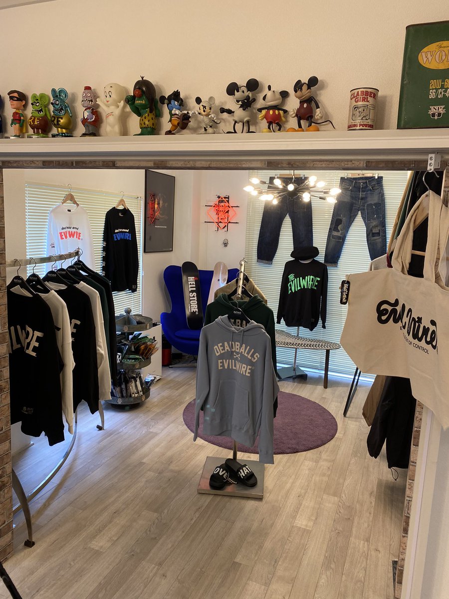 Ane_mo_ne_'s tweet image. 初めて伺いました！
やはりアパレルの買い物は楽しい😊

デザインも素晴らしくこれから定期的に通います💪
ありがとうございました

#EVILWIRE
#HELLSTORE