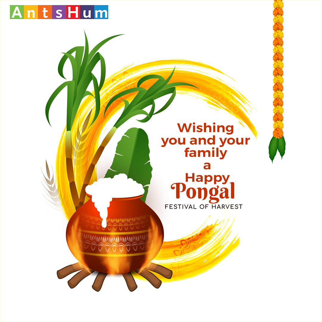 AntsHumCo's tweet photo. Wishing you and your family a Happy Pongal  ! https://t.co/znAfbW26f4