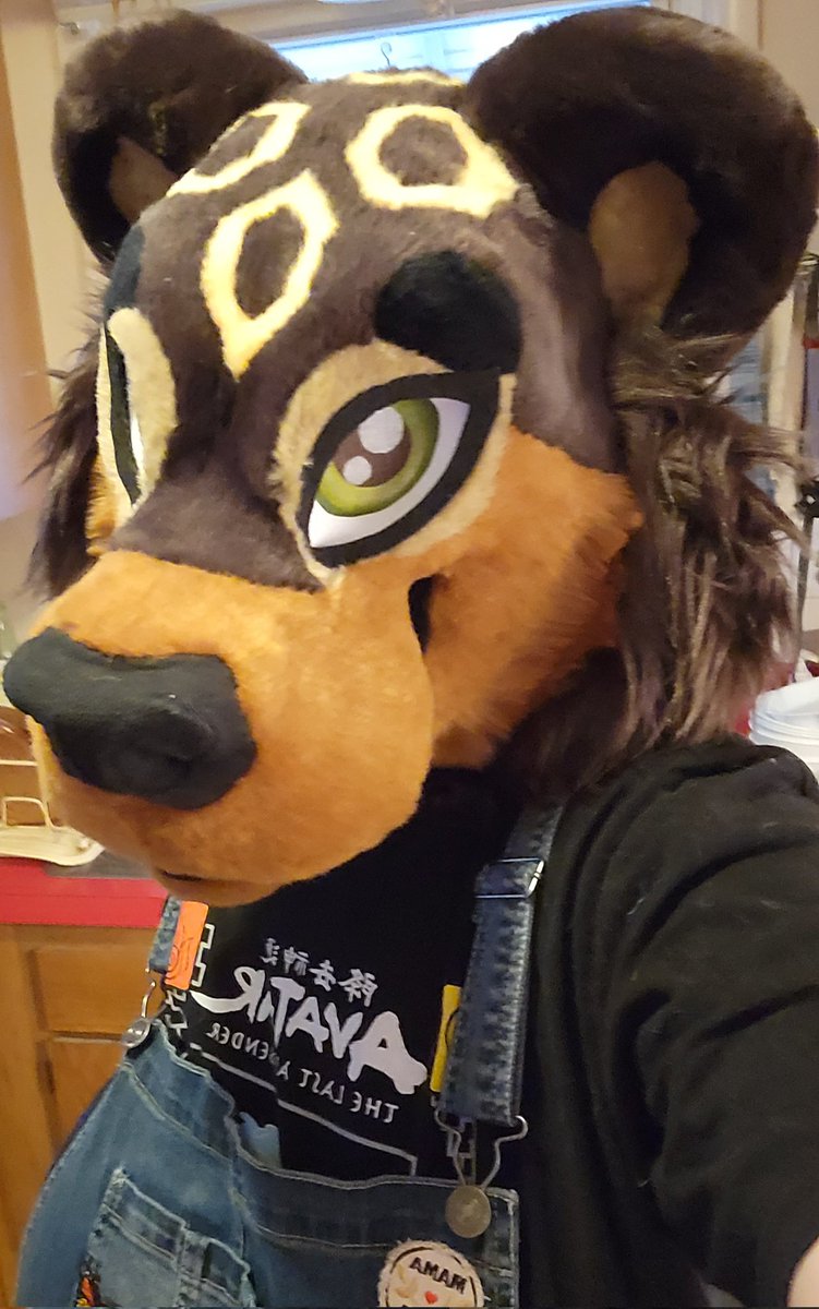 keykereon's tweet photo. I'm not doing too much cosplay wise, but this is my general con wear for @ohayocon this year.
#ohayocon #ohayocon2023 #cosplay #yoshi #purple #purpleyoshi #furry #fursuit #partial #partialfursuit #furona #bear https://t.co/F5qnNw4rC9