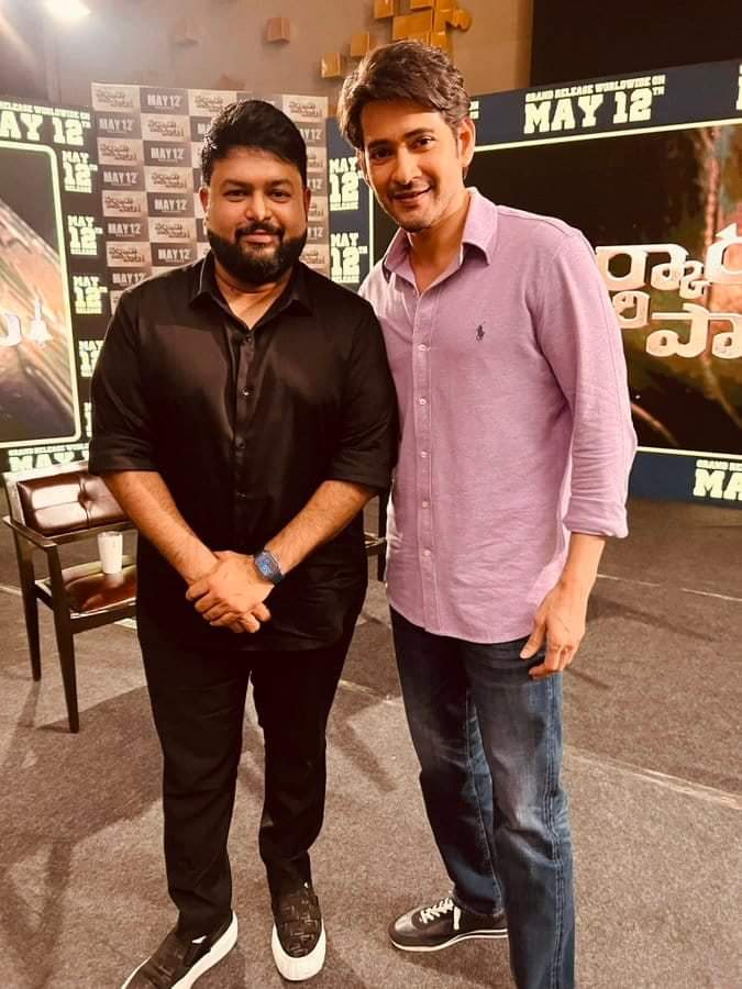 TWTM__'s tweet photo. Looking forward for a wonderful journey wid u dear anniya @MusicThaman
#SSMB28 💥 https://t.co/lxibcgiXpH