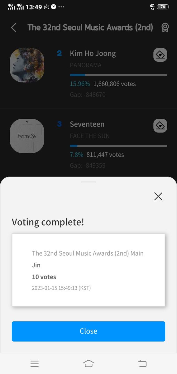 Done for #Jin
cuman 1 akun 🙏
#VoteJinOnSMANow