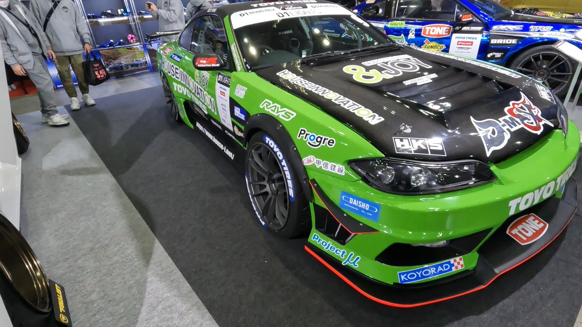 Kamakura_MAP's tweet photo. D-MAXさんのブースに展示されていた2台のS15 SILVIAです。
D1グランプリ参戦マシーン、機能美！
https://t.co/qdYMocDMy4

#東京オートサロン 
#tokyoautosalon 
#dmax 
#s15 
#silvia 
#d1 https://t.co/Qyxx9YeUZk