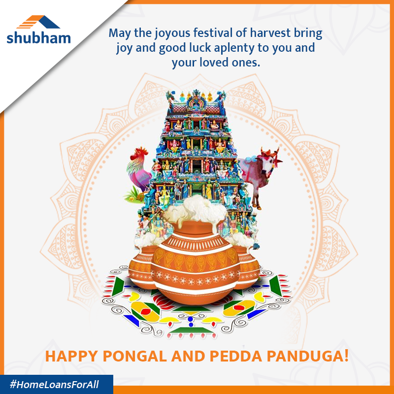 SHDFC_HomeLoans's tweet photo. May this festival bring abundance and joy to your life. Wishing you a prosperous Pongal and Pedda Panduga. #Pongal #Prosperity #ShubhamHousingFinance #HappyPongal #peddapanduga https://t.co/4VaLvlXe3O