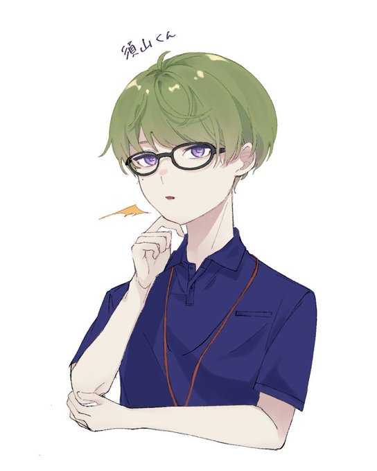 なにかに閃いた須山さん(色合ってますか?) 