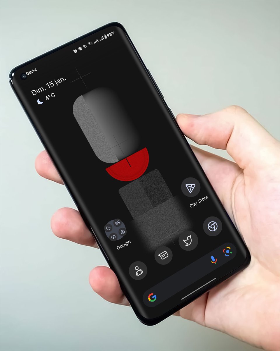 smartechdaily's tweet image. واجهة جهازي اليوم 😍
الجهاز : #OnePlus8
اللانشر والأيقونات : Lawnchair Launcher
• الخلفية : NothingOS 1.5