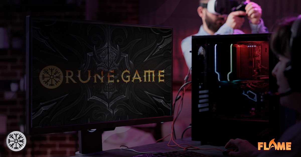 Get ready to enter the world of <a href="/RuneMetaverse/">Rune</a> , the first and most extensive dark fantasy metaverse powered by crypto and NFTs. Engage in battles, earn rewards, and collect unique items. 

Coming soon to flamestore.xyz!