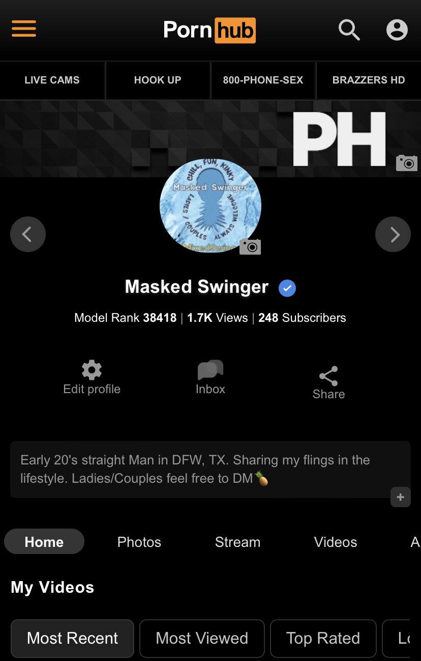 Masked Swinger on Twitter image