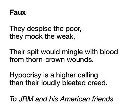 Baghdaddi's tweet photo. I have no idea why, but I woke this morning with a fully formed poem about Jacob Rees-Mogg and his US Republican friends in my head. https://t.co/PrQIG3xTXM