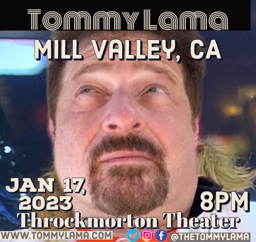 Join me at the best gig on the planet .⁦@142Throckmorton⁩ #millvalley #standupcomedy #california #sfo #personaldevelopmenthumor